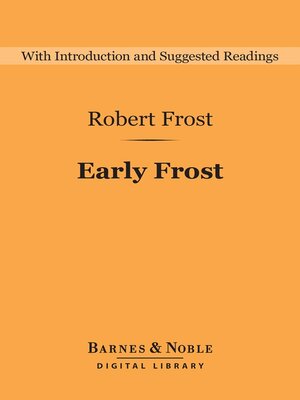cover image of Early Frost (Barnes & Noble Digital Library)